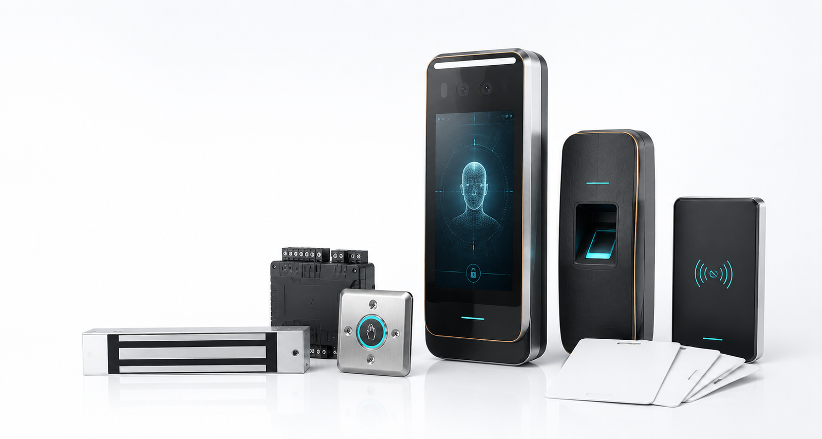 Access control, facial recognition and fingerprint systems