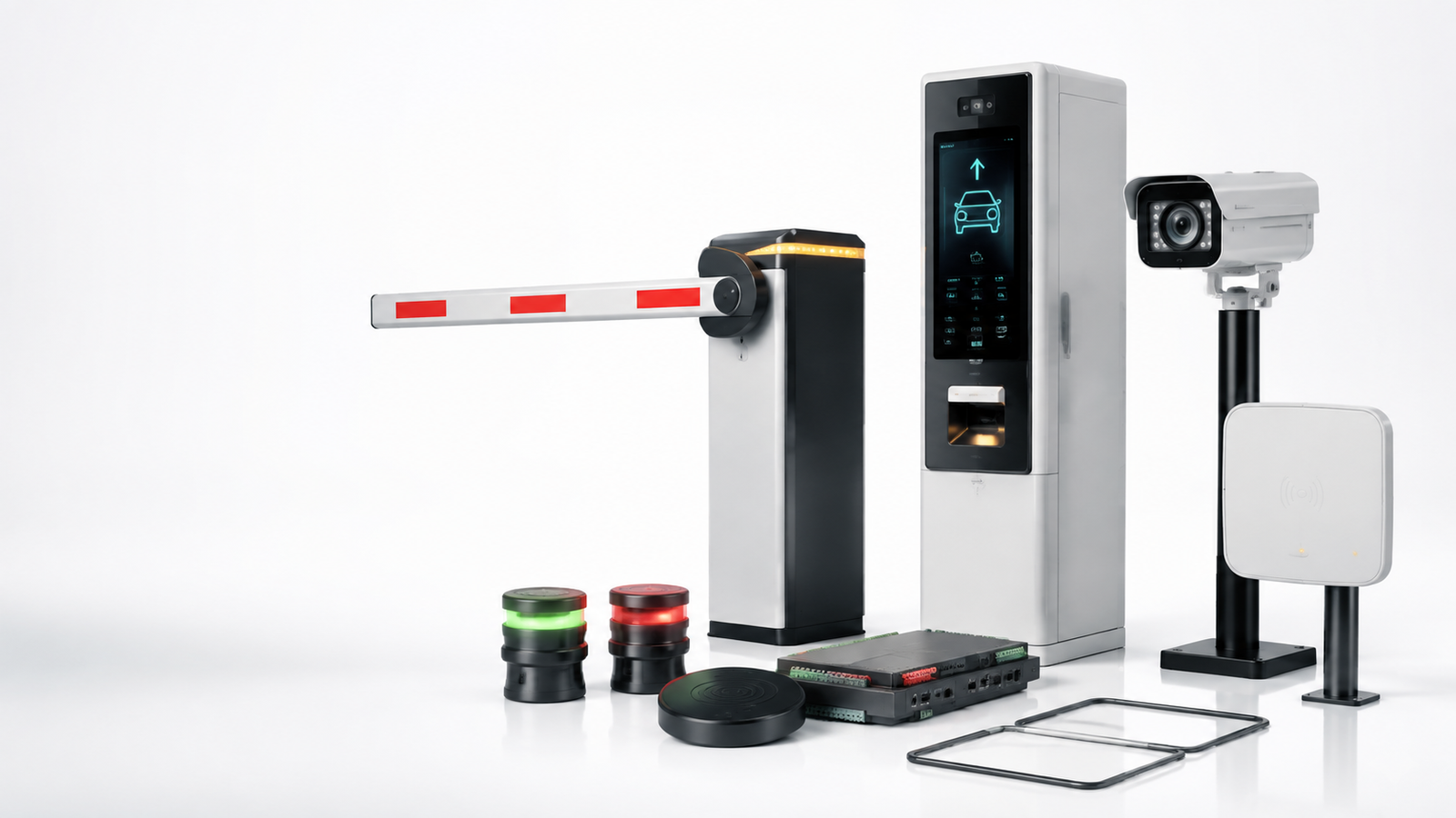 Smart car parking management and barrier systems