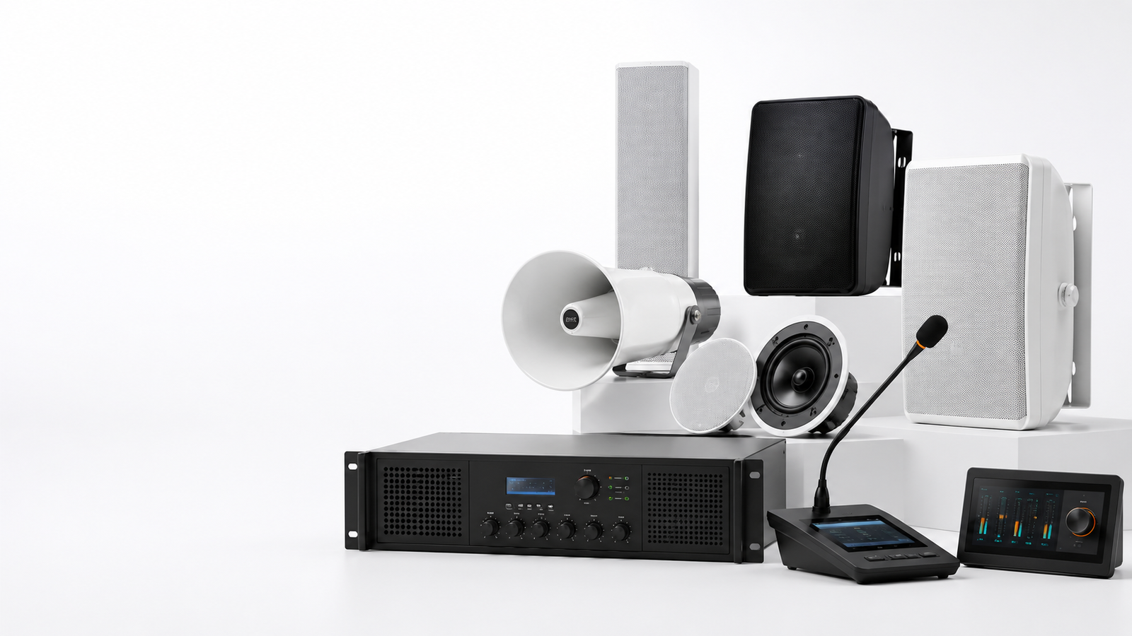 Public address and professional audio systems