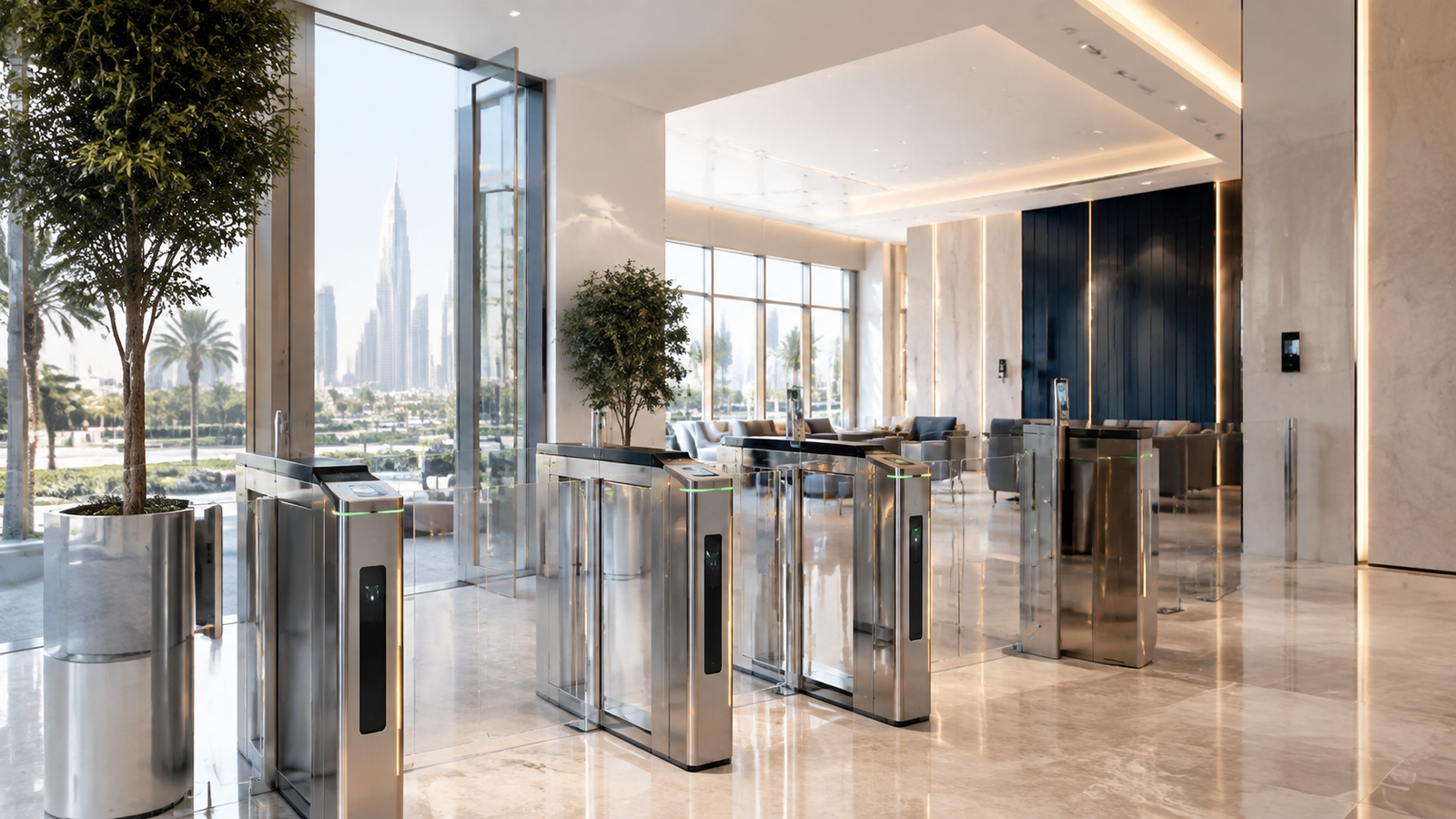Smart speed gates and pedestrian entrance systems